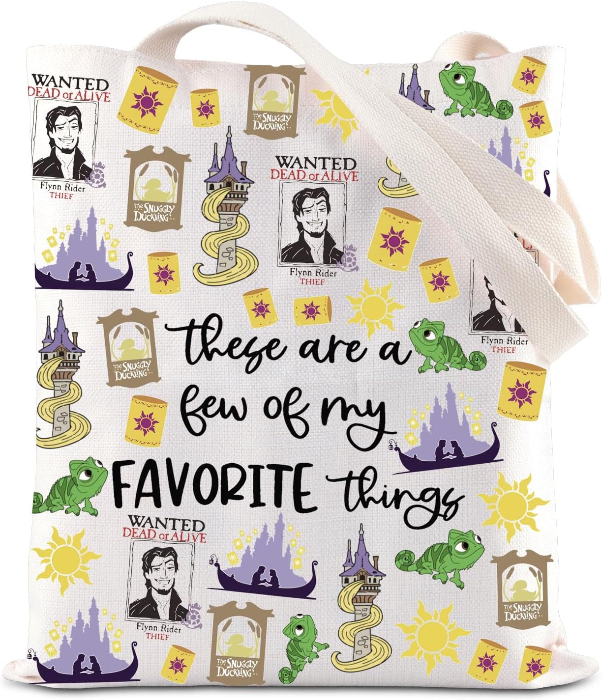 ENSIANTH Princess Merch Fairy Tale Lover Tote Bag Lost Princess -Castle Shoulder Bag Tower -Kingdom Gift