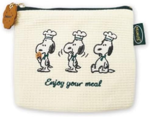 Marimo Craft SPCQ-683 Snoopy Snacktime Chef Series Acrylic Key Holder, Red, Approx. W 1.6 x H 2.3 x D 0.1 inches (40 x 59 x 3 mm)