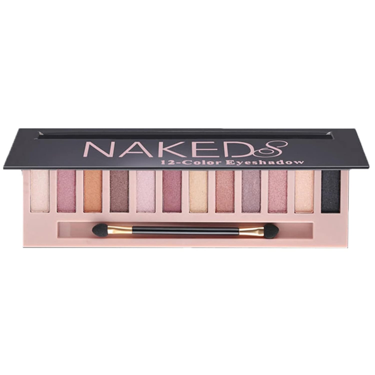 BestLand 2 Pack 12 Colors Makeup Nude Colors Eyeshadow Palette Natural Nude Matte Shimmer Glitter Pigment Eye Shadow Pallete Set Waterproof Smokey Professional Beauty Makeup Kit (2 PCS)