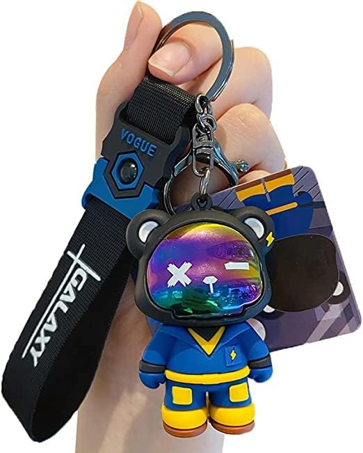 [AIXAUN] Trendy Cool Lightning Keychain Unique Bag Strap Women's Delicate Keychain Cartoon Men's Car Keychain (Type 1)