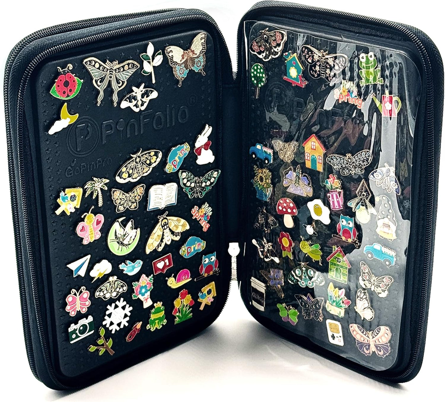 PinFolio Bolsa de exhibición de alfileres, libro de pines ligero diseñado para almacenamiento y fácil comercio hasta 150 pines esmaltados de 1 pulgada