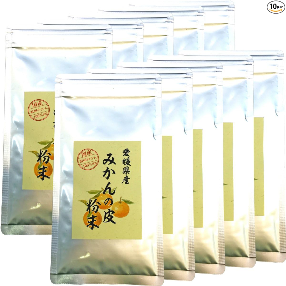 [100% Made in Japan] Unshu Mandarin Orange Peel Powder, 2.8 oz (80 g), Additive-free, Ehime Prefecture Sugamo Teahouse Sannenen