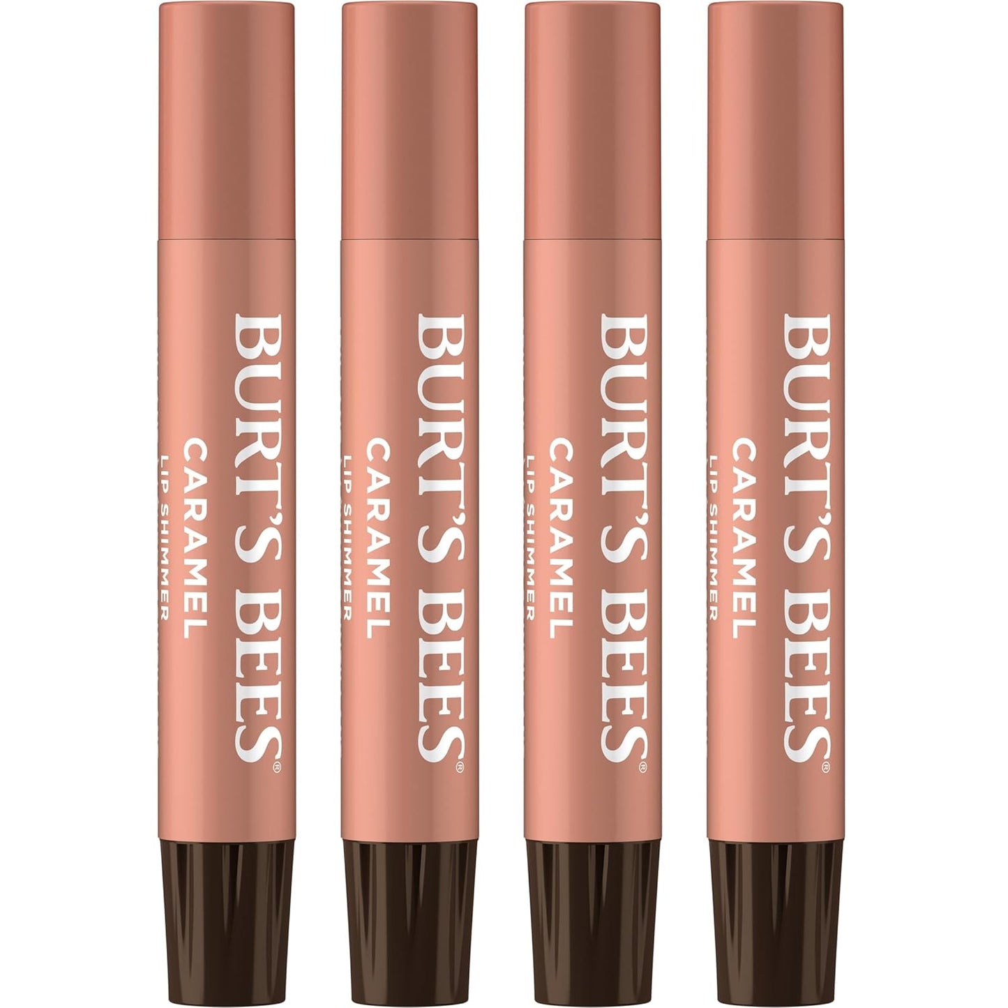 Burt's Bees Shimmer - Juego de tintes labiales, regalos para el día de la madre, barra de bálsamo labial tintado, hidratante para hidratación durante todo el día con acabado pigmentado brillante de