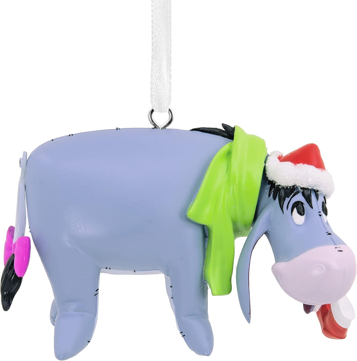 Hallmark Disney Santa Winnie The Pooh - Adorno navideño con maceta de miel