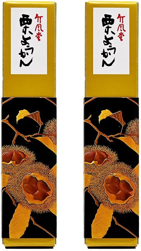 Takegudo Chestnut Yo-kan, 6.3 oz (180 g), Kobusu's no Chestnut Yokan (Yokan) (2 Bottles)