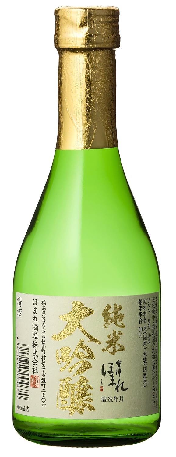 Aizu Homari Homari Sake Brewery Aizu Homari Junmai Daiginjo Goku [Japanese Sake, Fukushima Prefecture, 720ml]