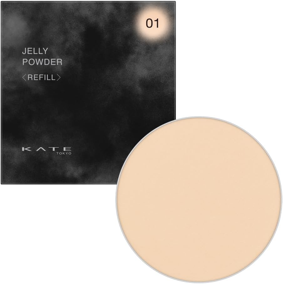 KATE 01 Jelly Leap Powder, Raw Luster, Lasting Color, Brilliant Color, Permanent Lustration, Permanent Gloss Fixing Brush, Allergy Tested, Non-Comedogenic Tested