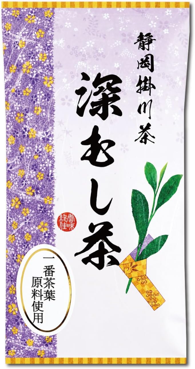 【Sunpu-do Tea Shop】 Shizuoka Kakegawa Tea Deep Steamed Tea | First Grade Tea Leaves | Shizuoka Tea Sencha Tea Leaf Tea Producer Catechins Beauty Health Leaf Tea (1 bag, Kakegawa Deep Steamed Tea)