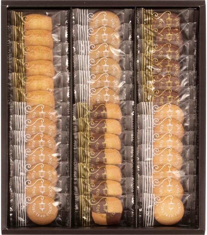 Kobe Romance Kobe Traditional Cookies, 39 Pieces, Individually Wrapped, Gift Set, Present, Celebration, Return, Interior Celebration, Sweets