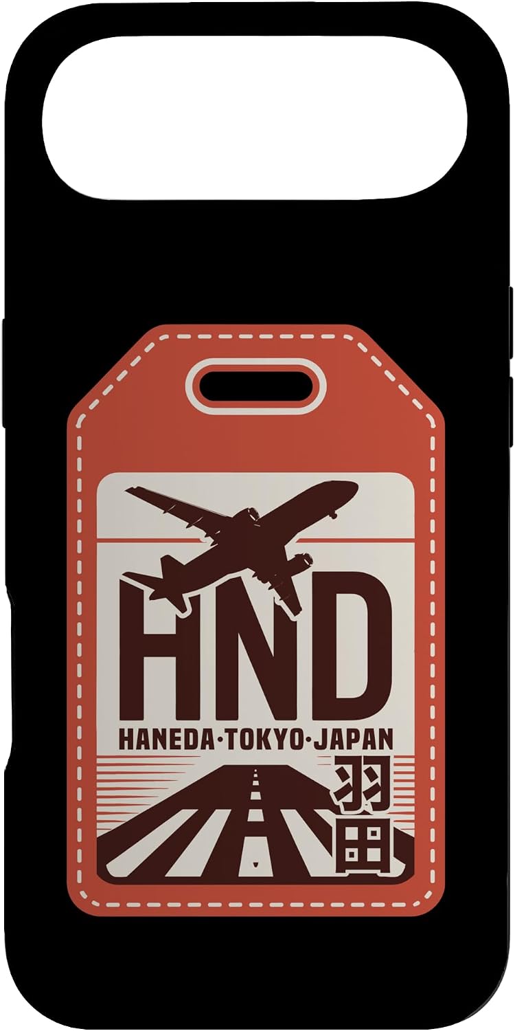 HND 羽田 東京 日本 空港コード 漢字 お土産 スマホケース iPhone 17 用