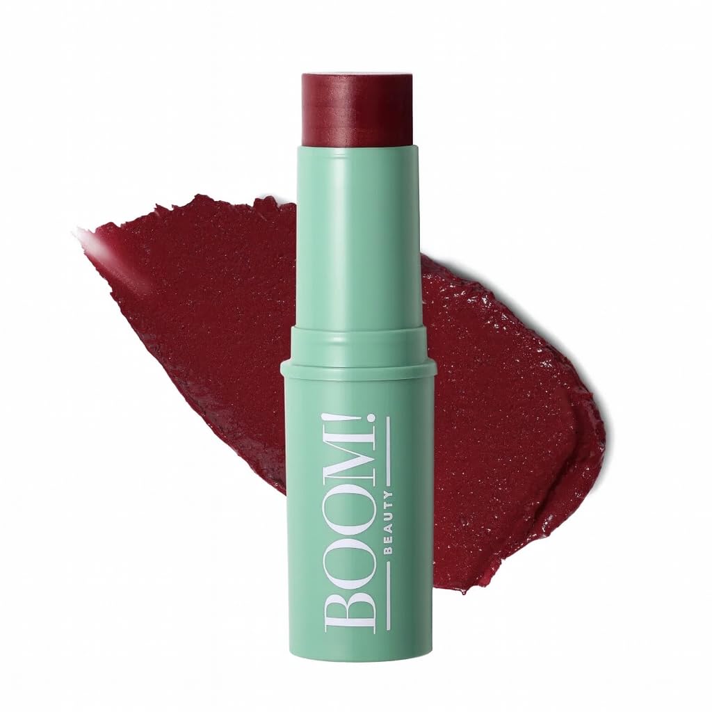 Barra y lápiz labial Boomstick Golden Peach® Warm Coral-Peach Blush | Multistick, vegano, maquillaje para mujeres mayores, piel madura, por Cindy Joseph
