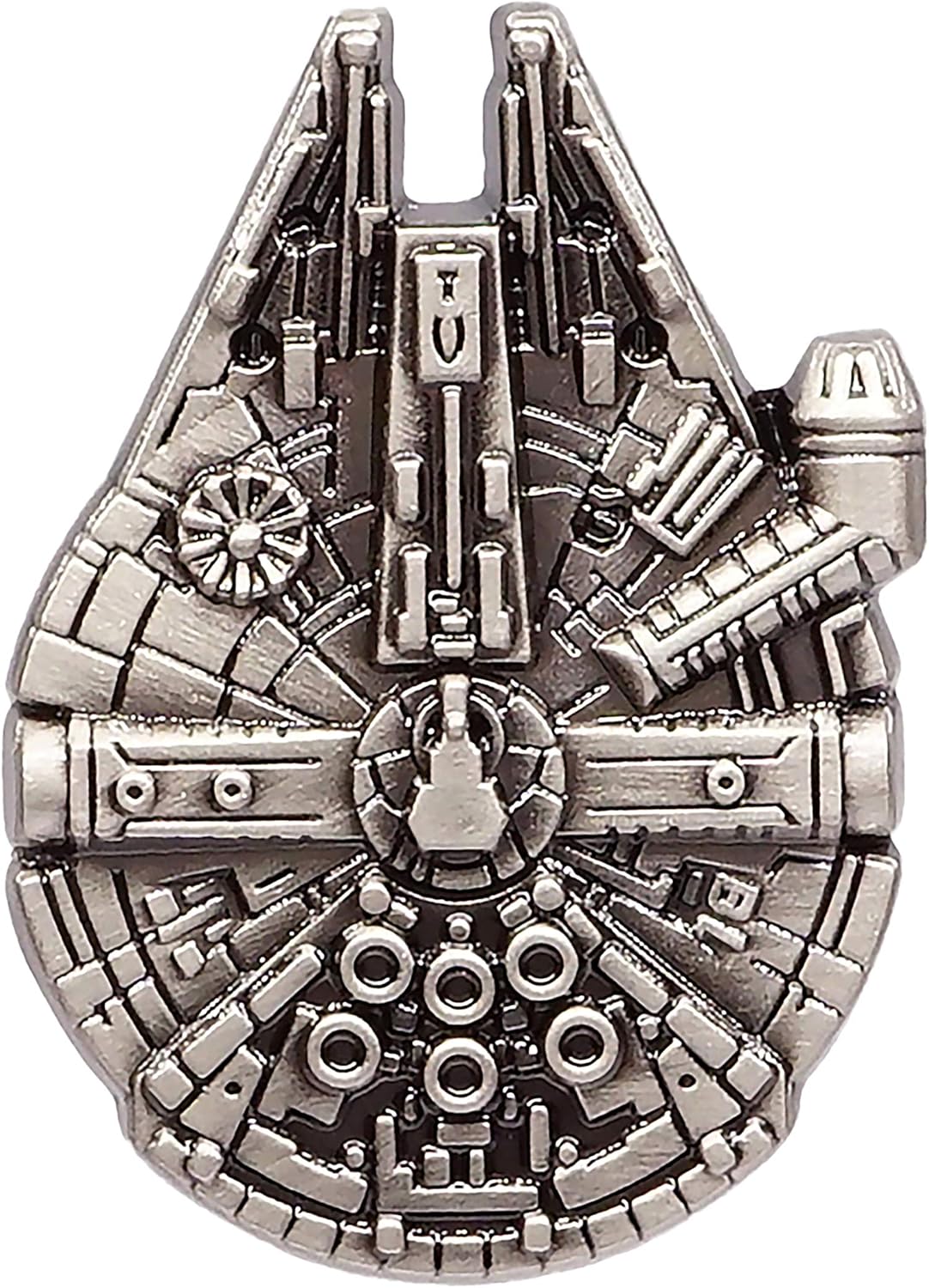 Pin de solapa de peltre con diseño de Halcón Milenario de Star Wars