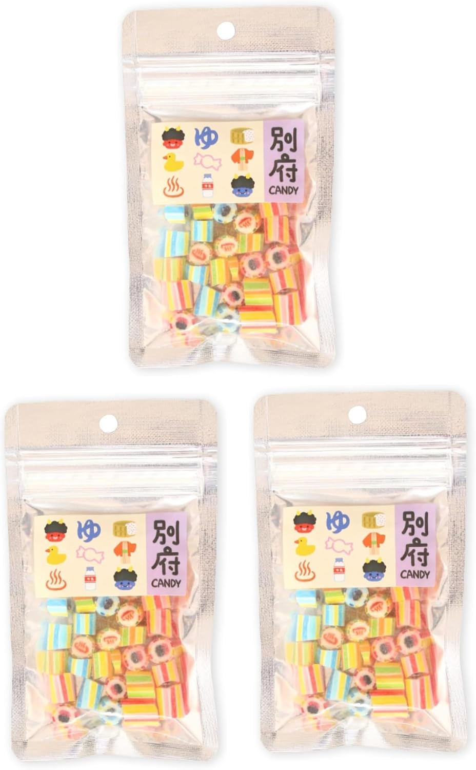 Iwami Shoji Colorful Candy Beppu Oni, 1.1 oz (30 g) x 2 Bags, Souvenir, Present, Petite Gift