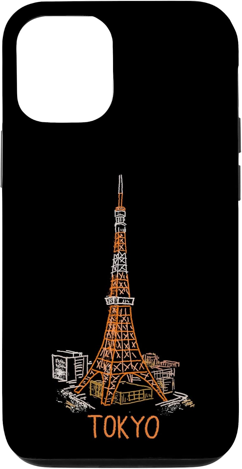 Tokyo Tower Japan Travel Souvenir City Landmark Gift Smartphone Case for iPhone 15 Plus