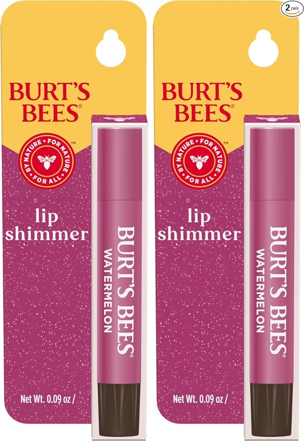 Burt's Bees Tinte labial brillante, bálsamo labial tintado en barra, hidratante para hidratación durante todo el día con acabado pigmentado natural brillante y color modulable, higo, 1 tubo, 0.09 oz.