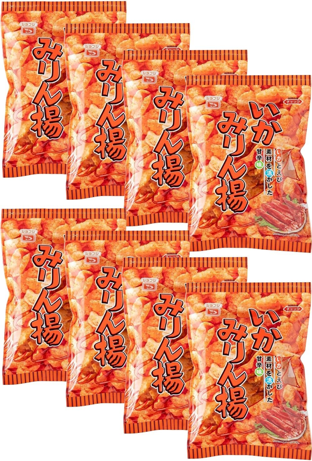 Shiratou Seika Squirrel 2.7 oz (77 g) x 6 Bags