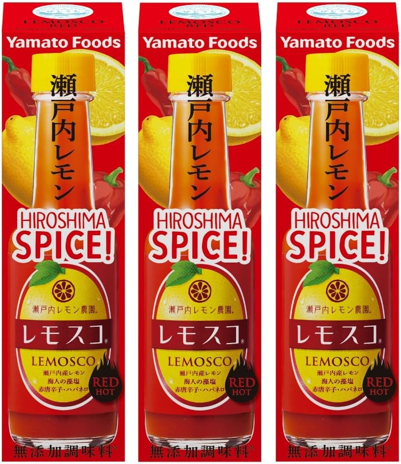 Setouchi Lemon Farm Lemosco 60g x 3-pack Set Domestic Gift Local Souvenir Hiroshima Popular Spicy Seasoning