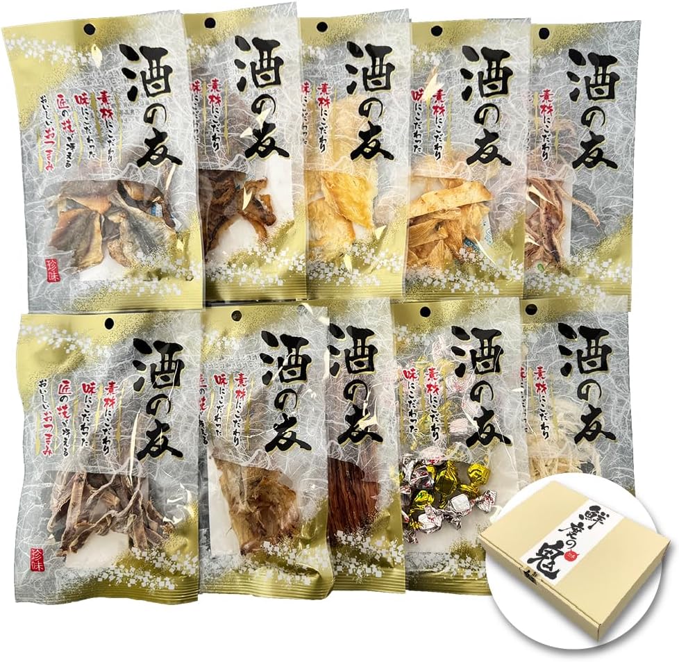 Freshness Demon Premium Sea Food Appetizer Gift Set, Popular Assorted Sea Food Appetizers, 10 Selections, Gift Boxed, High-End Delicacies