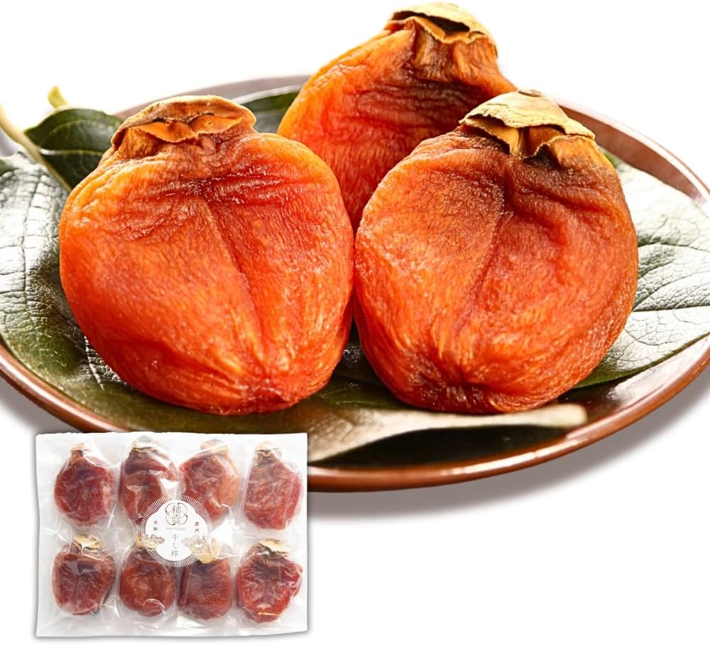 Kaki Tsubo Dried Persimmons Domestic Dried Fruit Seiyo Persimmons Shimane Ambient Temperature Home Use Gift 8 Pieces Small Size