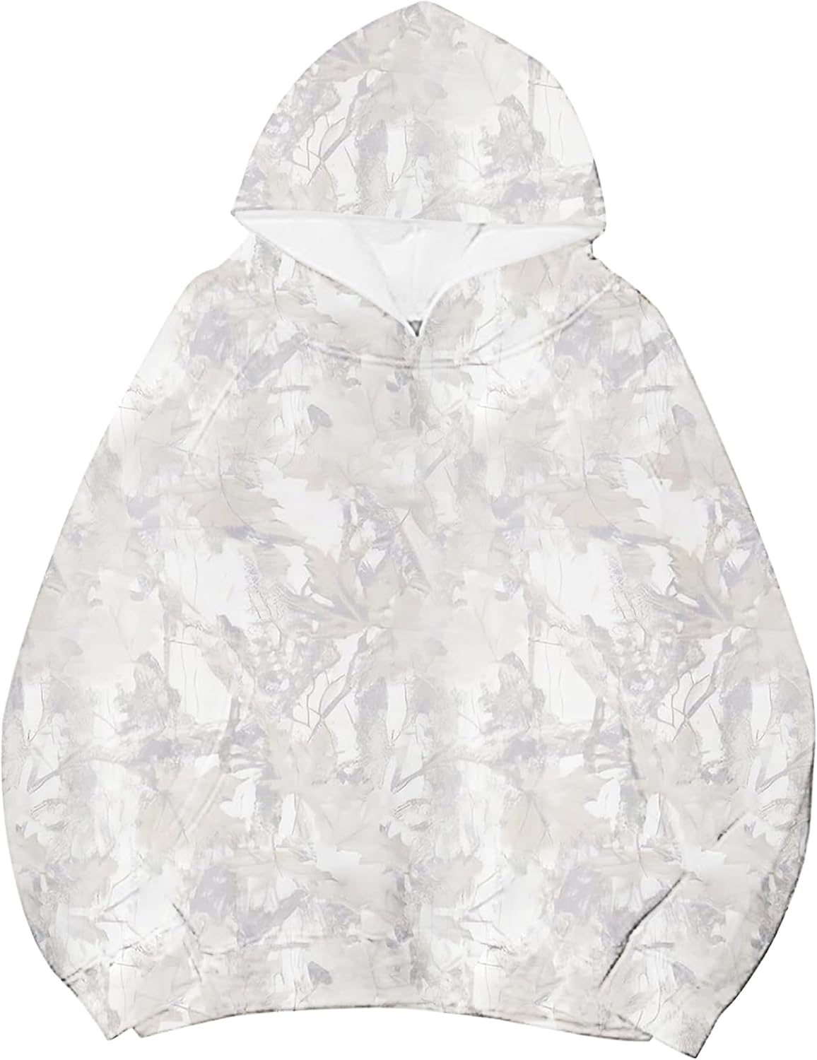Lauweion - Sudaderas con capucha básicas de forro polar para mujer, con estampado de letras, manga larga, bolsillo canguro, hombros caídos, estilo holgado