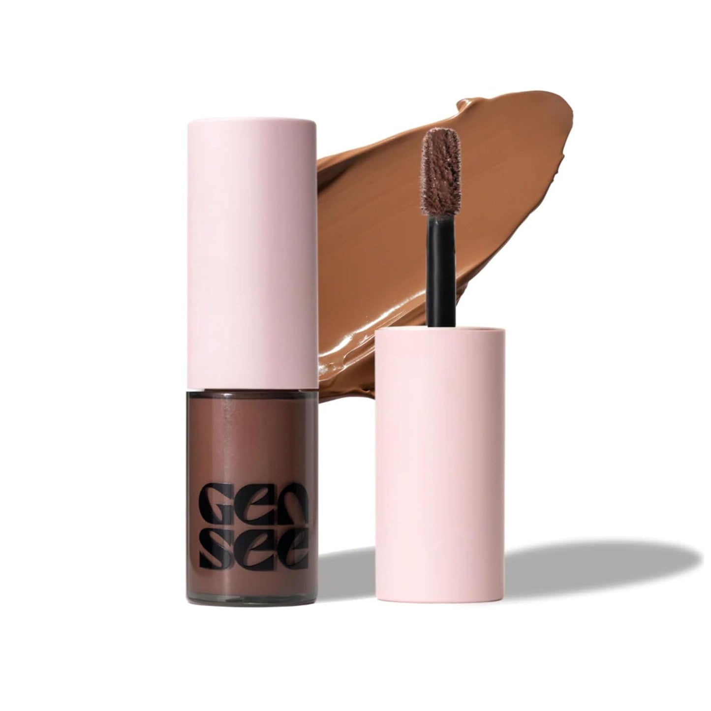 GEN SEE Mixed Media Matte Liquid Eyeshadow, Linen – Weightless Long Lasting Matte Eye Color, High Pigment Multi-Use Makeup for Eyes Cheeks Lips, Vegan Cruelty-Free, Made in Italy
