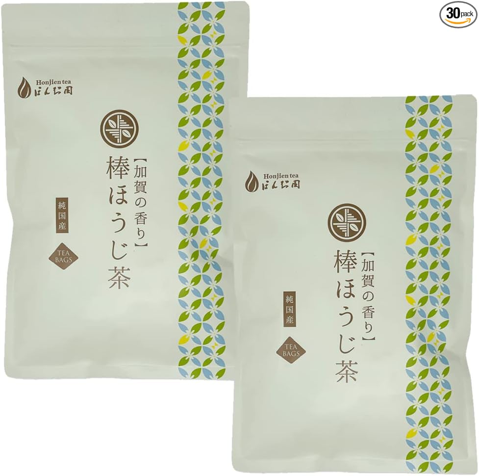 Kaga Roasted Twig Tea Kaga no Kaori 3g×30 packets Tea Bags Honjien tea Japanese Tea Ishikawa Prefecture Tea Merchants Cooperative Association Authorized tea shop product
