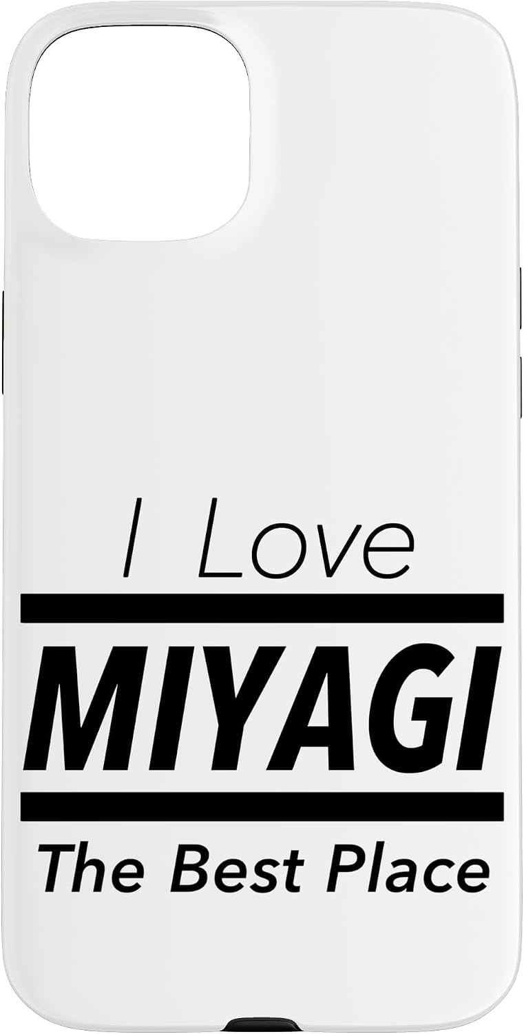 アイラブ・MIYAGI 宮城（I Love）JIMO-T【47都道府県】ジモティ プレゼント お土産 かっこいい 面白い スマホケース iPhone 16 用