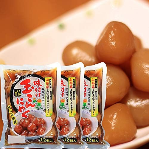 Seasoned Konjac Jelly 24 pieces (12 pieces x 2 packs) Yamagata NP [Konjac Jelly 12 pieces x 2 packs Kamnet BM] Immediate Dispatch