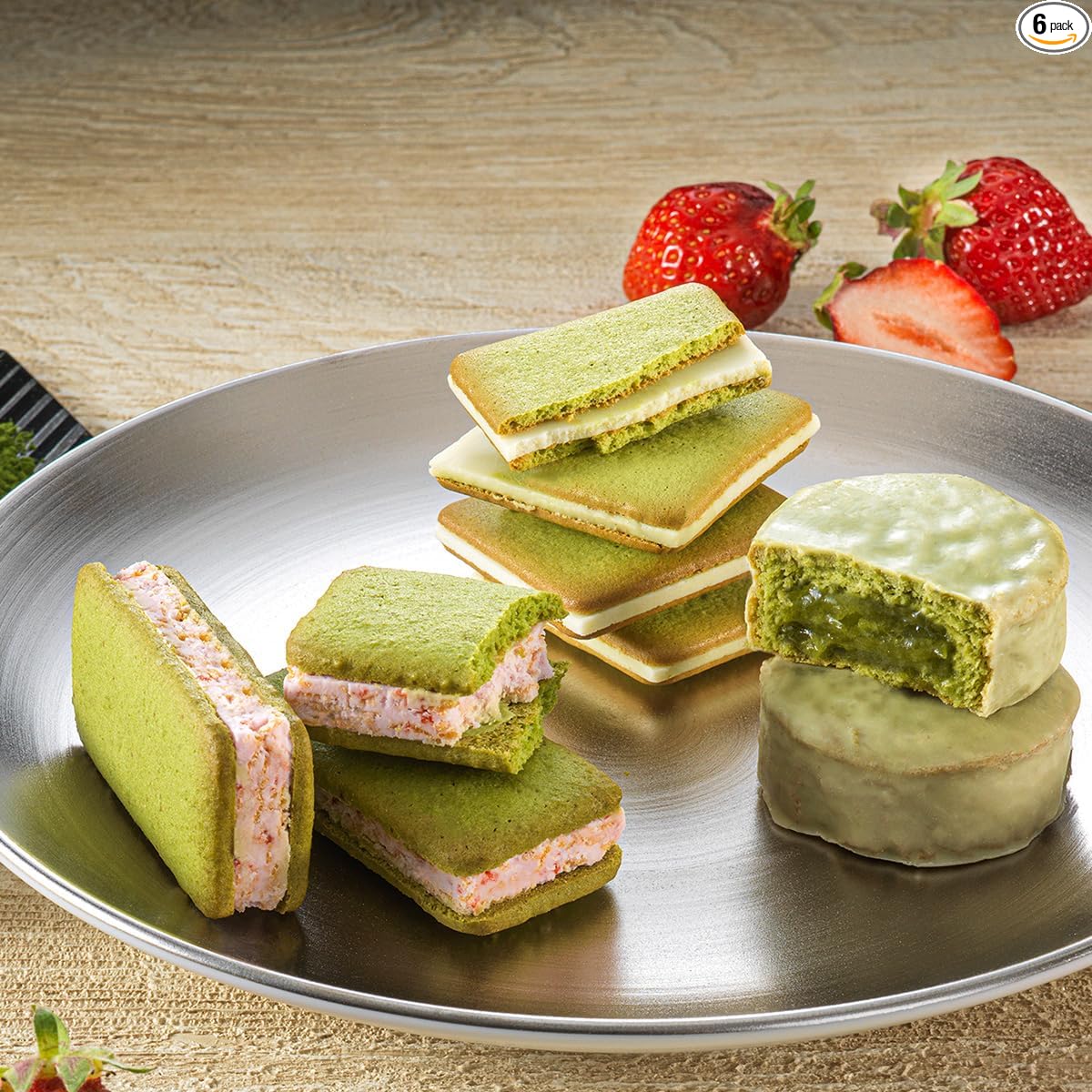 KYOTO VENETO Matcha Green Tea 18-piece Set Matcha Langue de Chat Cookies Individually Wrapped Kyoto Souvenir Gift Present Valentine's Day Birthday Thank You Gift Congratulatory Gift Wedding
