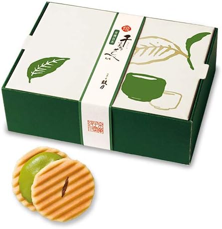 Kogetsu Hime Senju Crackers Organic Hojicha 12pcs / Kyoto Japanese Sweets Gift for Year-End Gratification, Thank You, Celebration, Return Gift, Offering, Confectionery