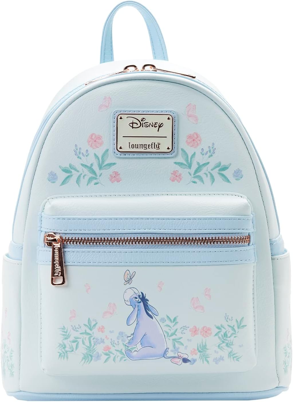 Loungefly Winnie the Pooh Eeyore Mini Mochila Bolso Estampado Floral Correa Doble Bolsa de Hombro