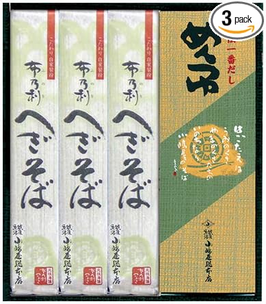 Kojimaya Sohonten Funori Hegi Soba 200g x 8 Bags with Soup