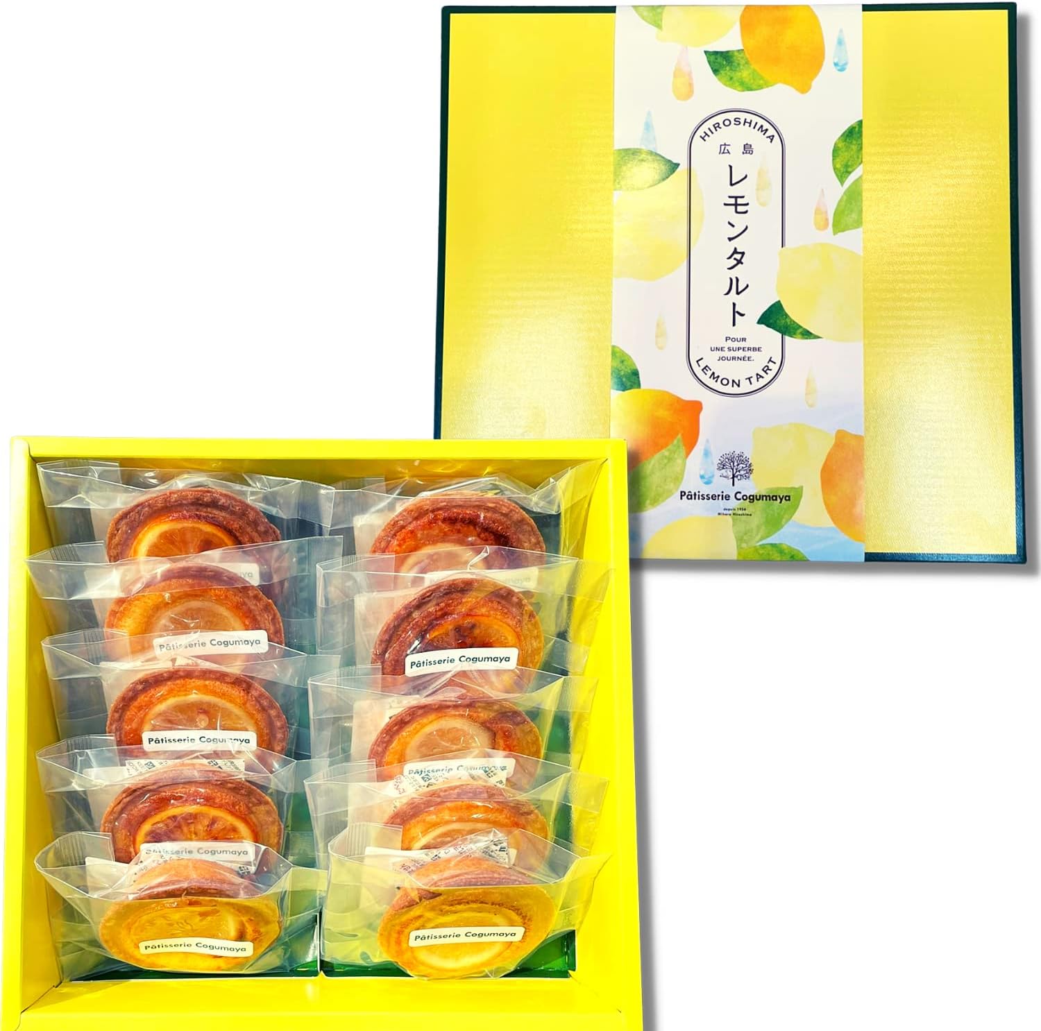 Kogumaya Pastry Shop Hiroshima Lemon Tart 5 Piece Gift Baked Confectionery Souvenir Individual Packaging Present Celebration Sweets Returns Popular Stylish Gift Retirement Confectionery New Year's Day