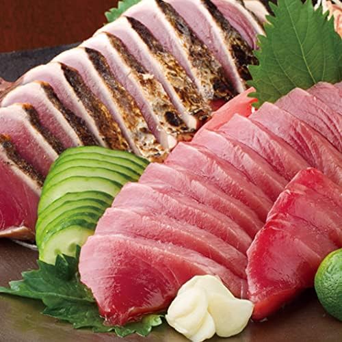 Tosaryori Tsukasa Summer Gift Set Bonito Tataki and Toro Katsuo Domestic Sashimi Set Katsuo Fish Dish Fresh Fish Bonito Tataki Kochi Tsukasa Toro Katsuo Yuzu Ponzu Sauce Condiments Charcoal Grill