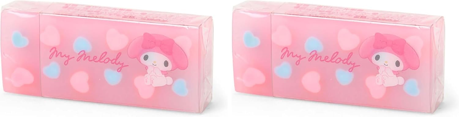 Sanrio 222534 Chrome Eraser with Name Space