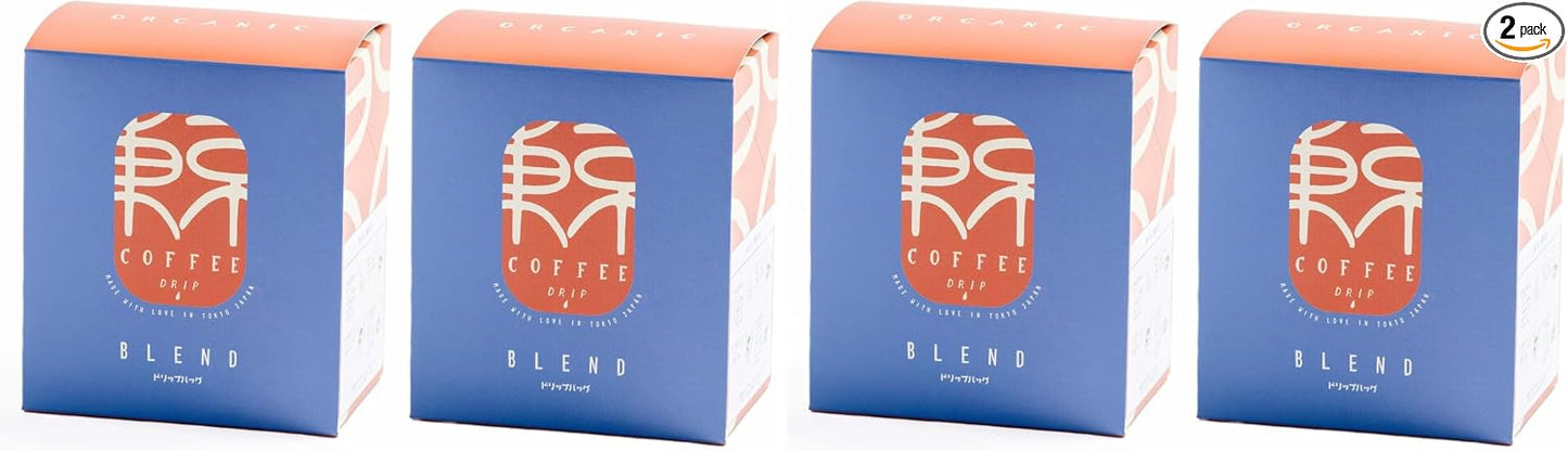 Tokyo Coffee Original Organic Drip Coffee, Regular Coffee, Drip Pack, 5 Bags, Petite Gift