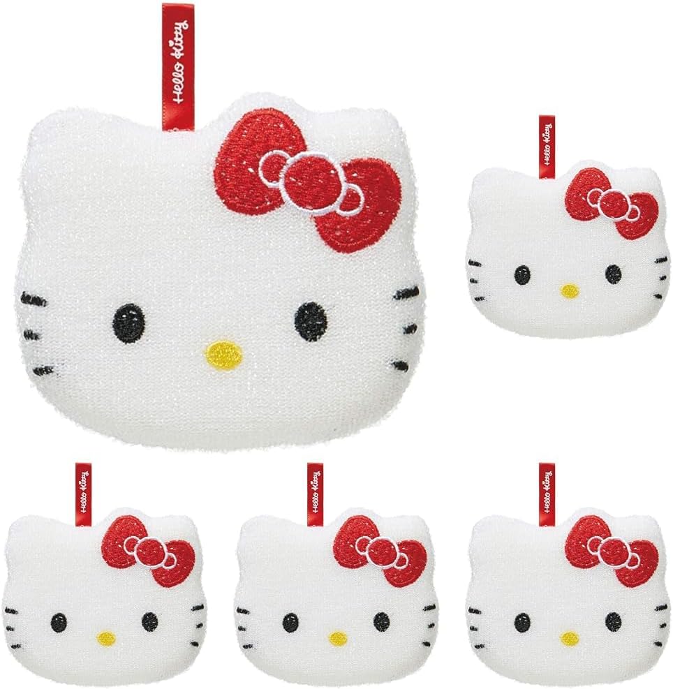 Skater Sparkling Kitchen Sponge Scrubber Hello Kitty Sanrio KKSP1