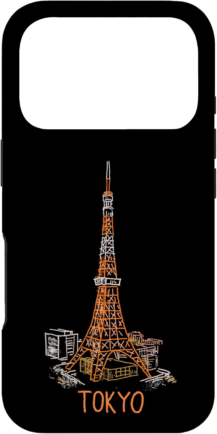 Tokyo Tower Japan Travel Souvenir City Landmark Gift Smartphone Case for iPhone 15 Plus