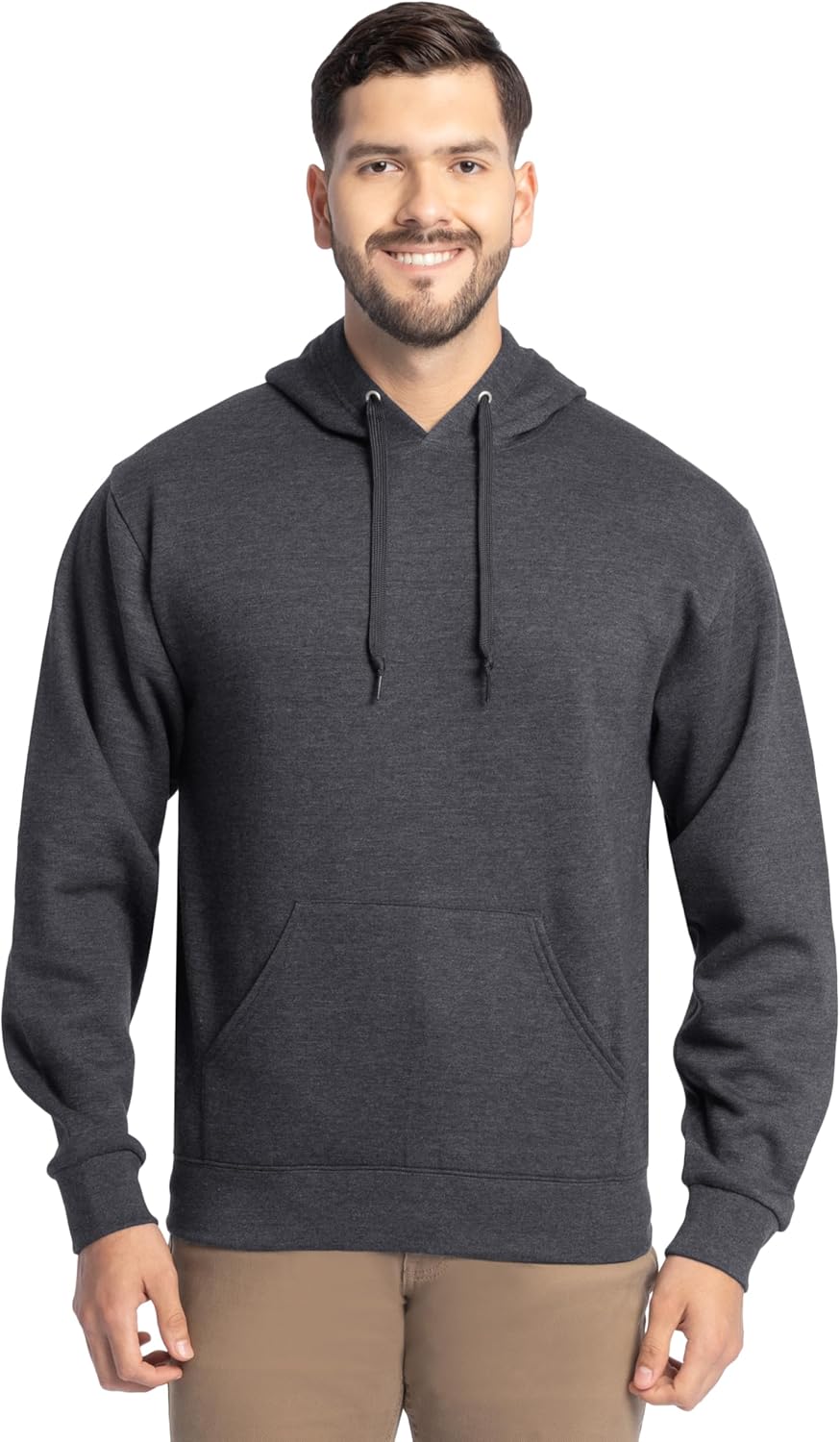 Fruit of the Loom Men's Eversoft Fleece Pullover Hooded Sweatshirt, Moisture Wicking & Breathable