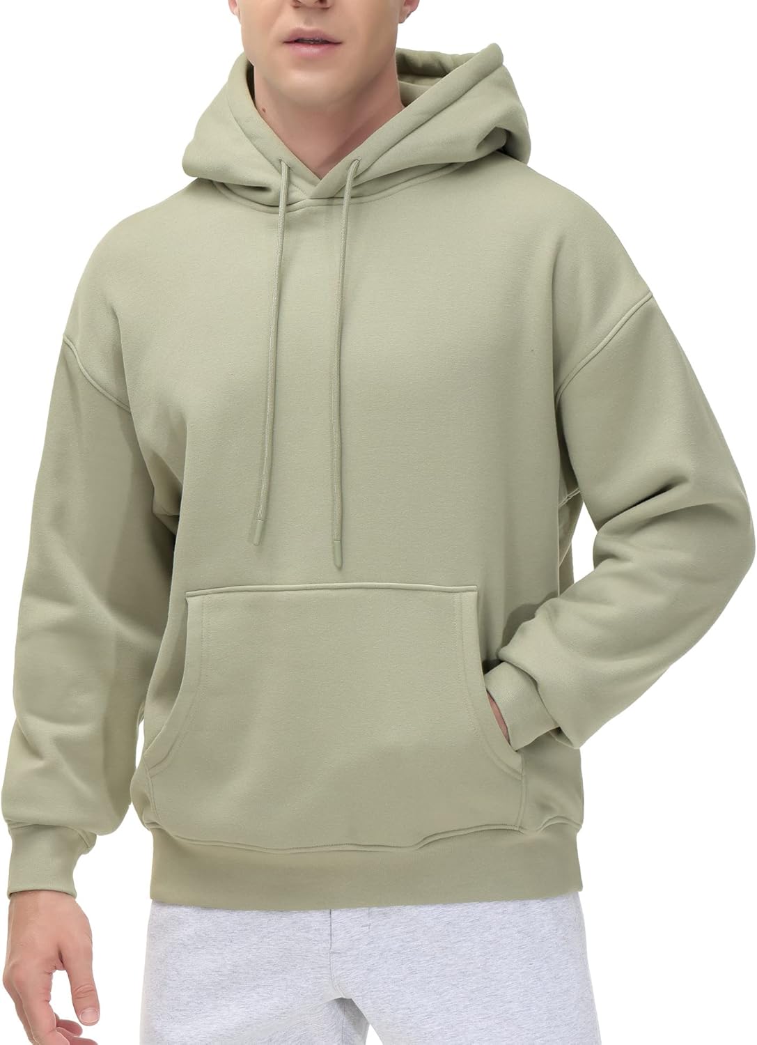 THE GYM PEOPLE Sudadera con capucha de forro polar para hombre, ajuste suelto, ultra suave, con bolsillos | Forro de felpa cálido, sudadera con capucha con bolsillos, tela suave, sudadera con capucha para el trabajo, viajes