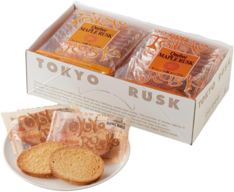 Tokyo Rusk Garlic from Aomori Prefecture, Pack of 8, Adult Snacks for Beer and Wine, Thick Butter and Garlic Flavor, Gift, Present