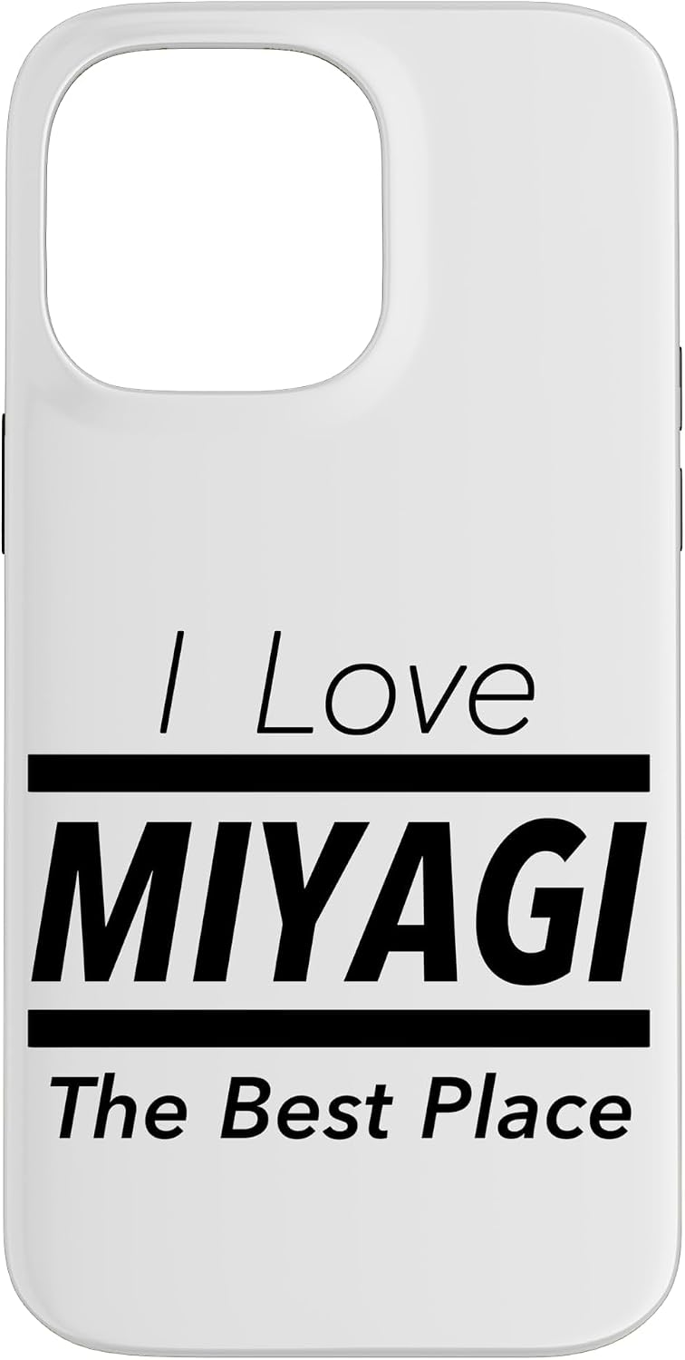 アイラブ・MIYAGI 宮城（I Love）JIMO-T【47都道府県】ジモティ プレゼント お土産 かっこいい 面白い スマホケース iPhone 16 用