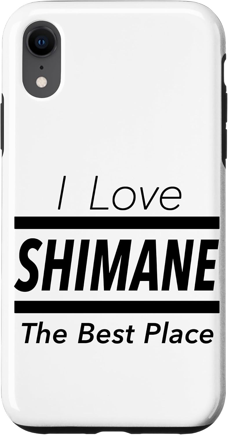 iPhone 14 I Love Shimane (I Love) JIMO-T [47 Prefectures] Jimoti Local Love Goods Travel Souvenir Funny Smartphone Case