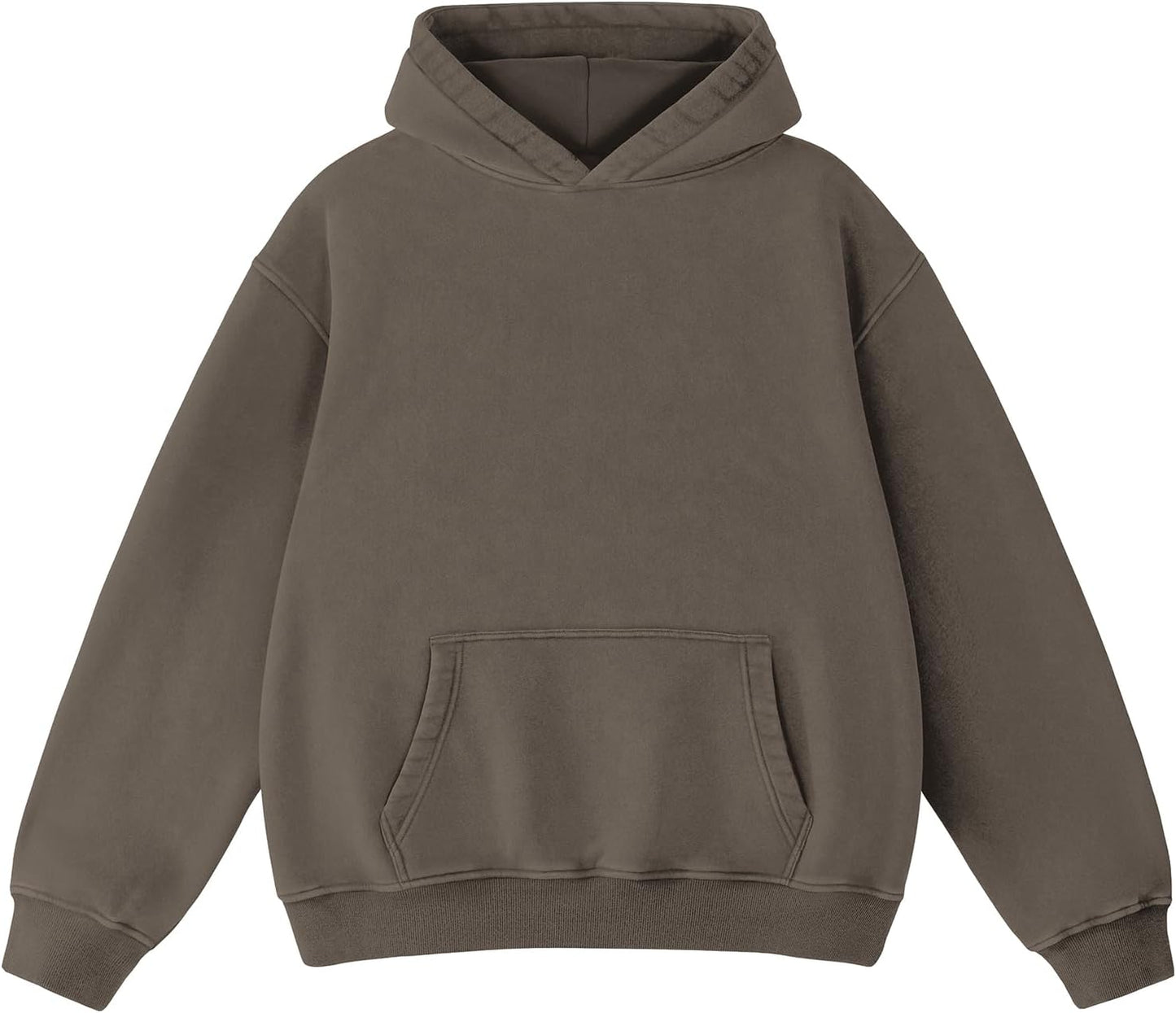 Hatant Sudaderas con capucha de gran tamaño para hombres y parejas, sudaderas con capucha pesadas vintage para hombre, suéteres de lavado ácido, ropa 2026