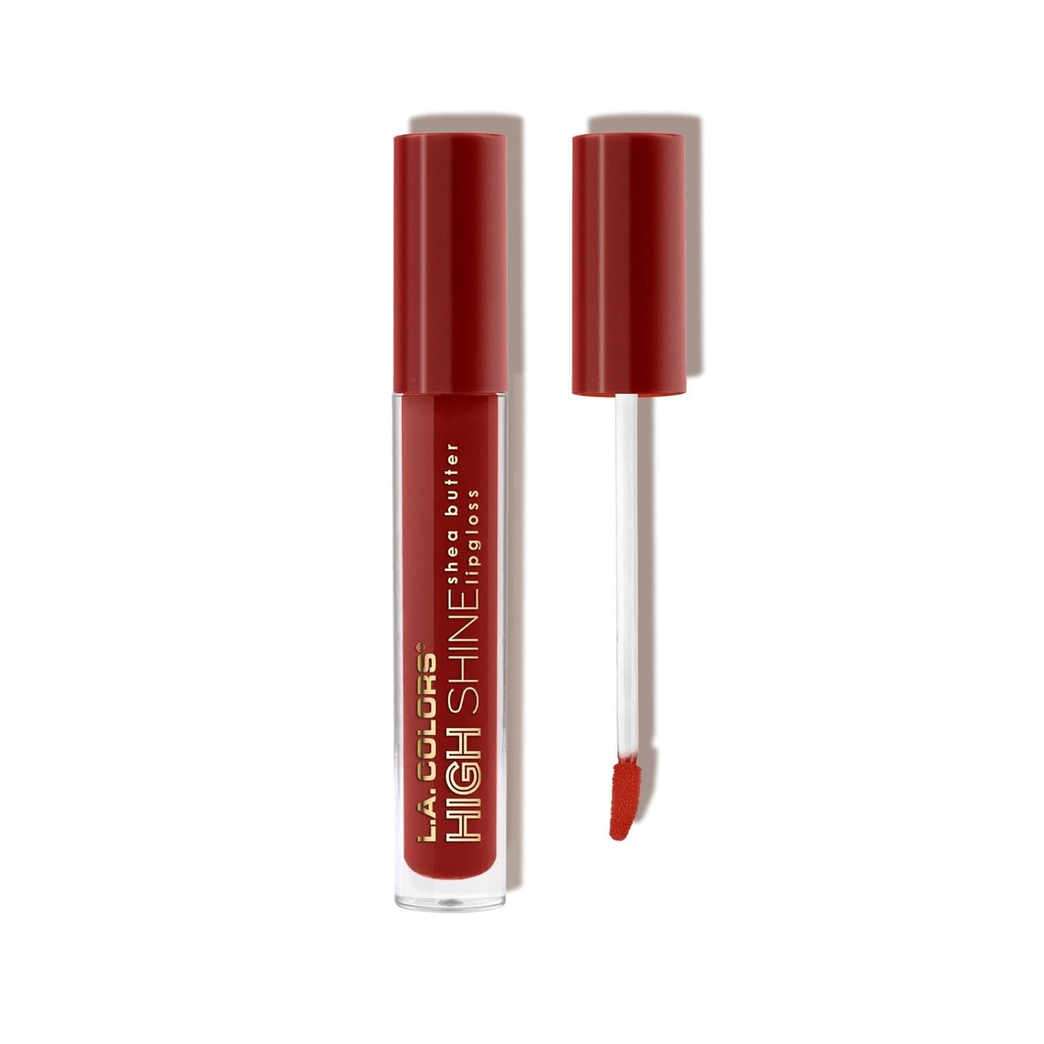 Manteca de Karité Lip Gloss de lato brillo L.A. Colors, de 0,14 onza, Transparente