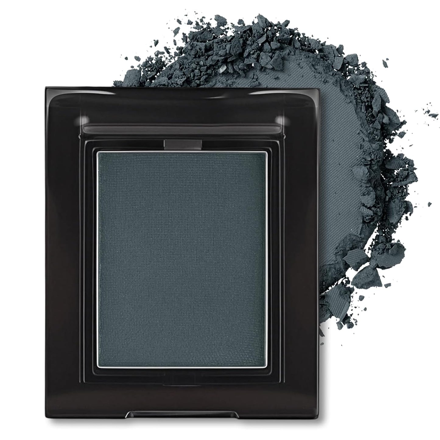 Erinde Paleta de sombra de ojos mate marrón individual, sombra de ojos de terciopelo maquillaje natural compacto en polvo, maquillaje de ojos de larga duración, ultra mezclable, color pigmentado