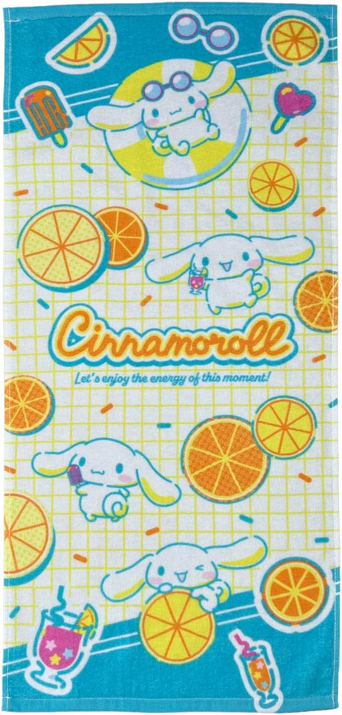 Nomura Towel Sanrio Characters Pochacco Bath Towel, 1 Piece, 23.6 x 47.2 inches (60 x 120 cm), 100% Cotton