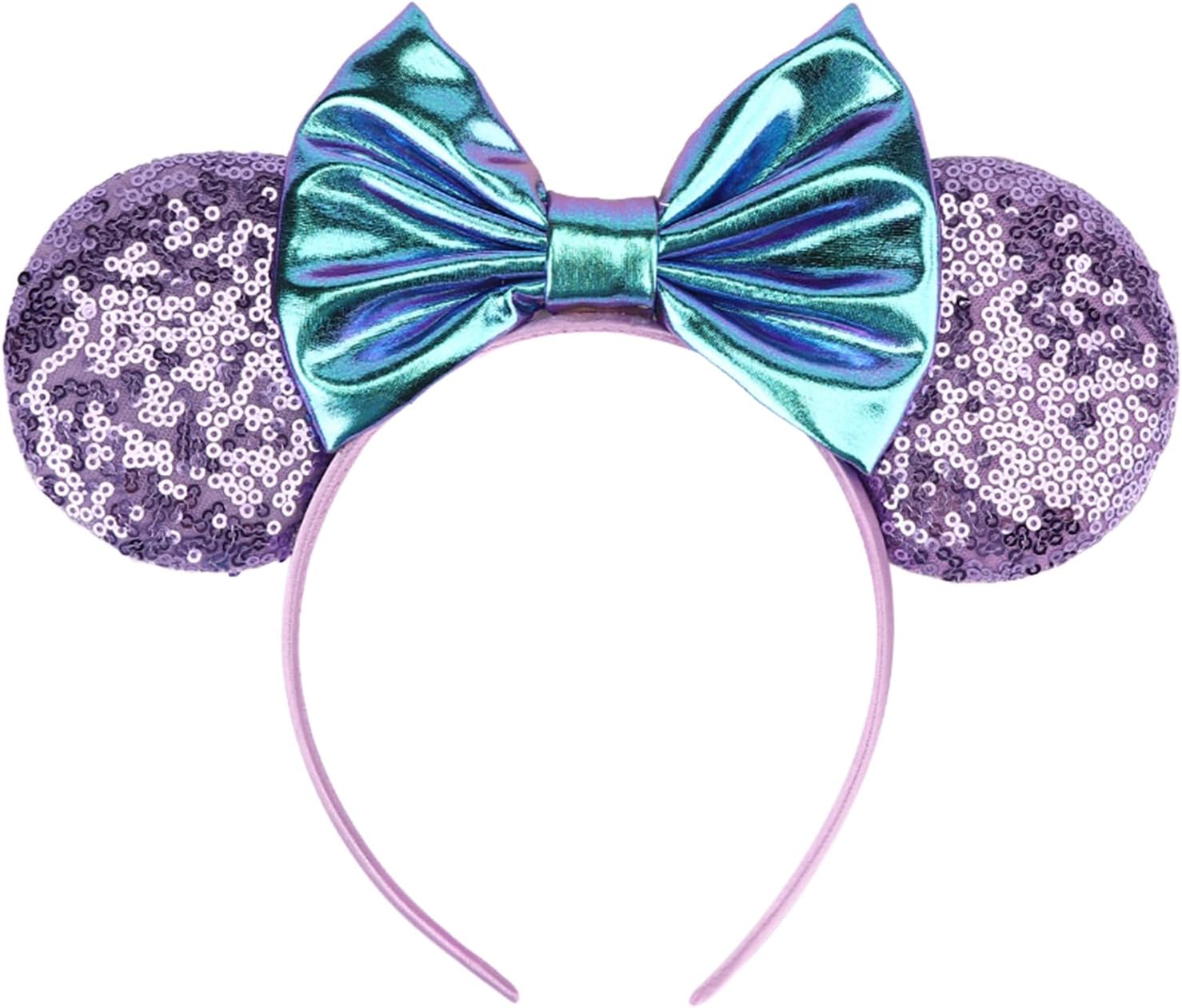 DRESHOW Mouse Ears Bow Sequins Party Decoration Cosplay Costume for Girls and Women