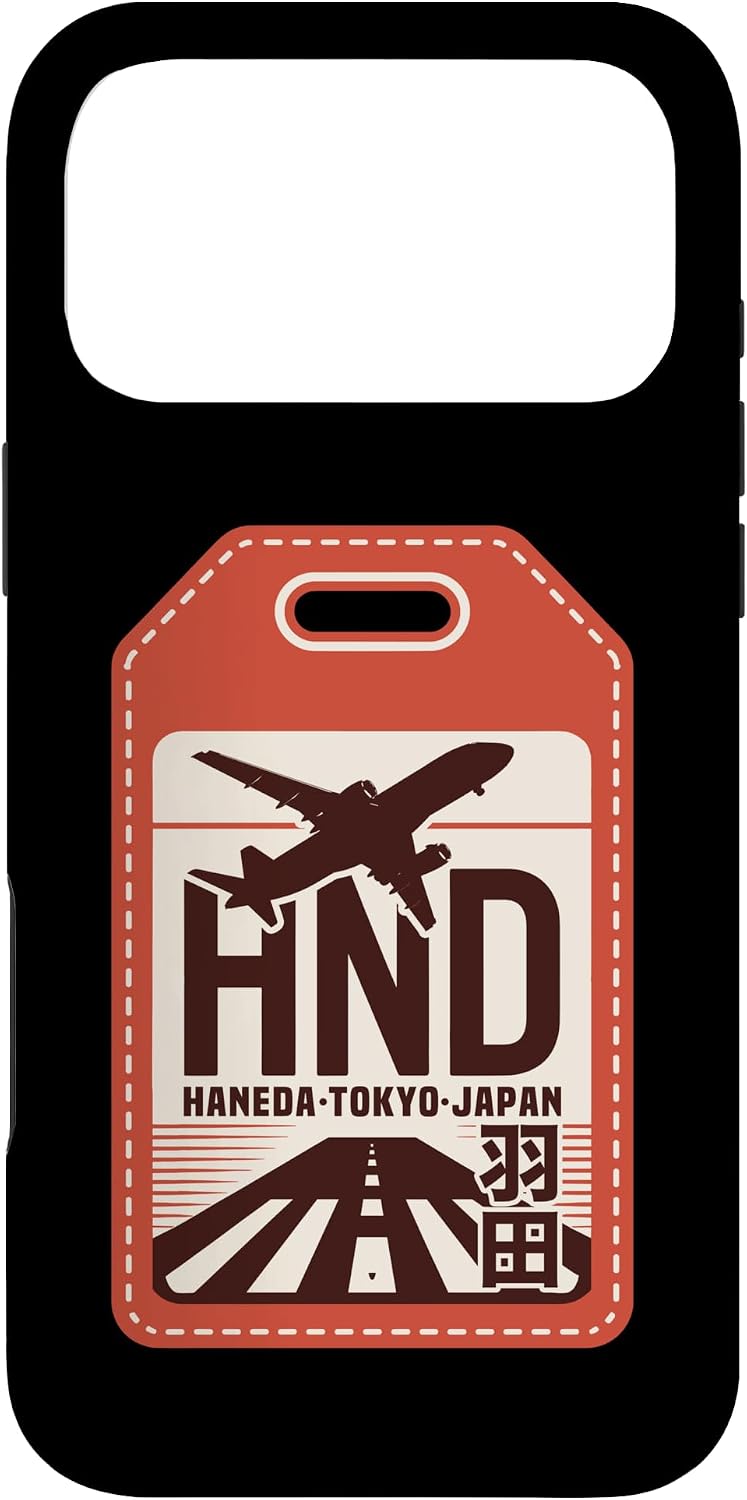 HND 羽田 東京 日本 空港コード 漢字 お土産 スマホケース iPhone 17 用