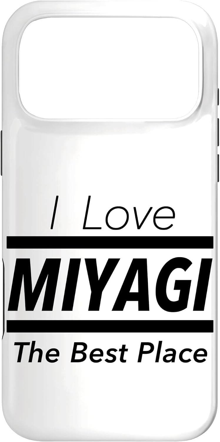 アイラブ・MIYAGI 宮城（I Love）JIMO-T【47都道府県】ジモティ プレゼント お土産 かっこいい 面白い スマホケース iPhone 16 用